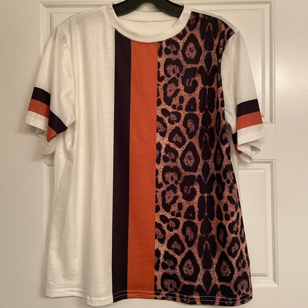 NWOT leopard tee shirt